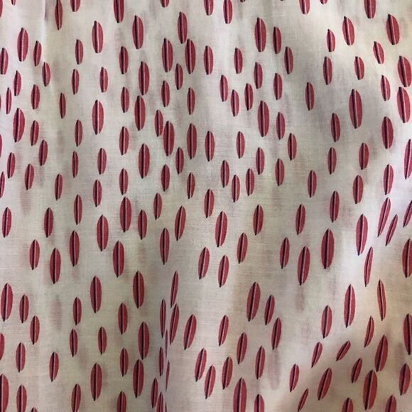 Tommy Hilfiger White Tunic Top with Geometric orange and Black Print - Picture 6 of 13